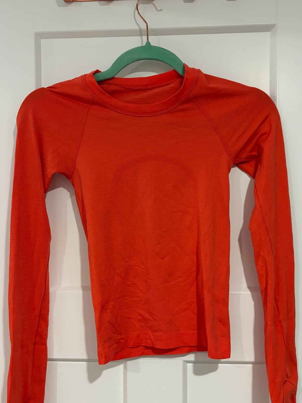 Lululemon Orange Swiftly Tech Long Sleeve Top 🧡